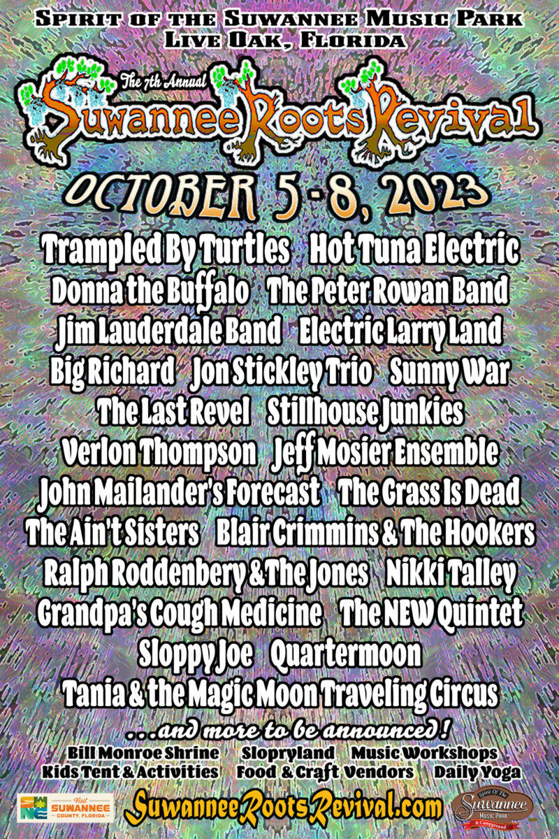 Lineup Suwannee Roots Revival