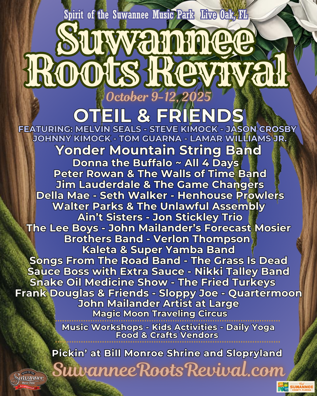 Lineup - Suwannee Roots Revival